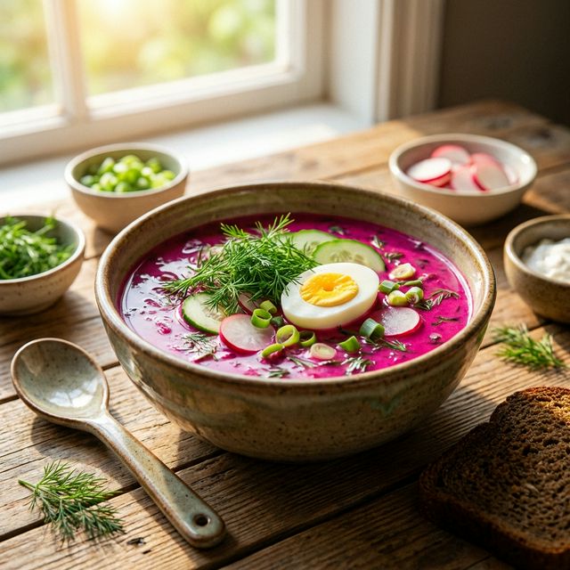 Cold Beet Soup (Aukstā zupa)