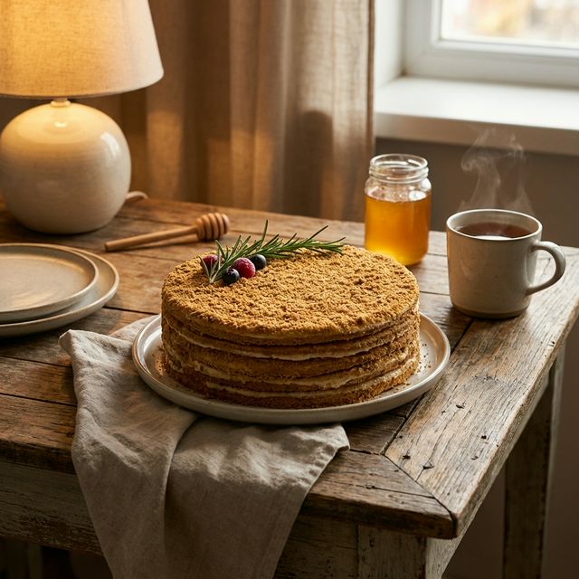 Honey Cake (Medus kūka)